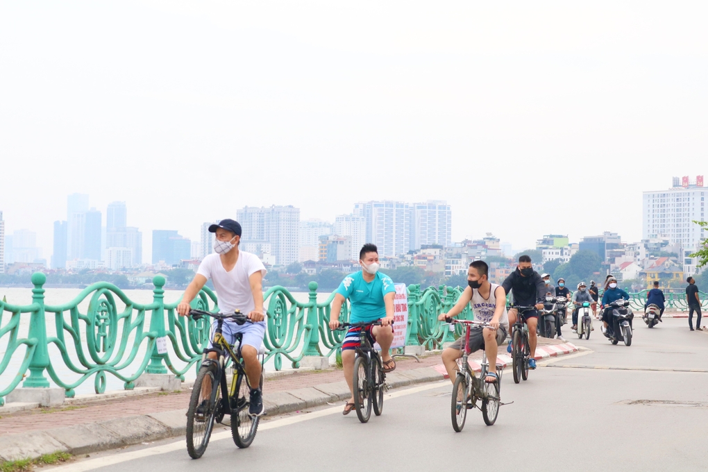 Cho thuê xe đạp Hồ Tây